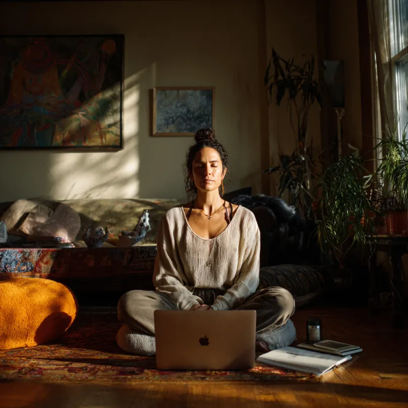 Kundalini Yoga community in group practice